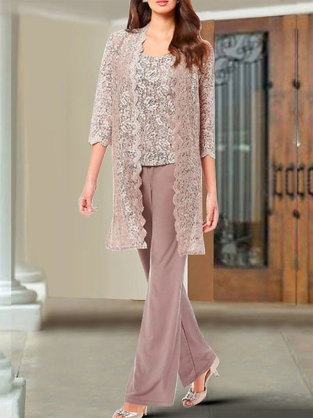 Plain Loose Wrap Elegant Matching Outfit, Pink, Suit Set
Plain Loose Wrap Elegant Matching Outfit, Pink, Suit Set