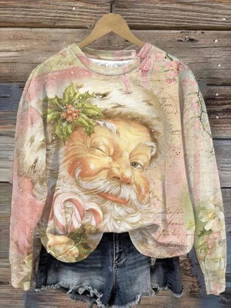 Knitted Crew Neck Christmas Casual Sweatshirt, Light pink, Sweatshirts & Hoodies
Knitted Crew Neck Christmas Casual Sweatshirt, Light pink, Sweatshirts & Hoodies