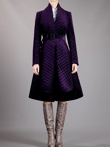 Regular Fit Urban Shawl Collar Long Sleeve Plain Padded Mid-long Jacket With Belt, Purple, Padded Jackets
Regular Fit Urban Shawl Collar Long Sleeve Plain Padded Mid-long Jacket With Belt, Purple, Padded Jackets
