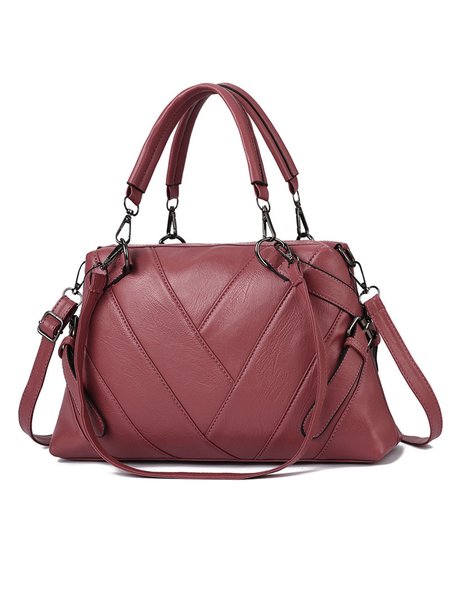 Casual Color Block Tote Handbag Commuting Large Capacity Crossbody Bag, Deep pink, Bags
Casual Color Block Tote Handbag Commuting Large Capacity Crossbody Bag, Deep pink, Bags