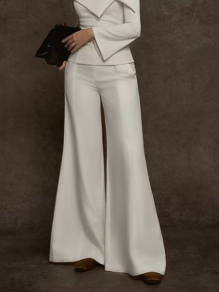 Plain Urban Loose Wide leg Pants, Off white, Pants
Plain Urban Loose Wide leg Pants, Off white, Pants