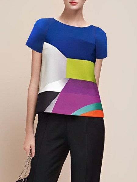 Regular Fit Geometric Urban Short Sleeve Shirt, Multicolor, Blouses and Shirts
Regular Fit Geometric Urban Short Sleeve Shirt, Multicolor, Blouses and Shirts