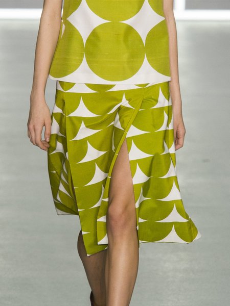 

Urban Polka Dots Regular Fit Midi Skirt, As picture, Skirts