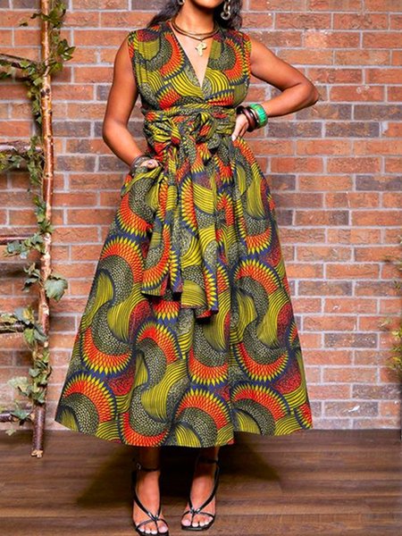 Abstract Graphic Urban V Neck Regular Fit Dress With Belt, As picture, Maxi Dresses
Abstract Graphic Urban V Neck Regular Fit Dress With Belt, As picture, Maxi Dresses