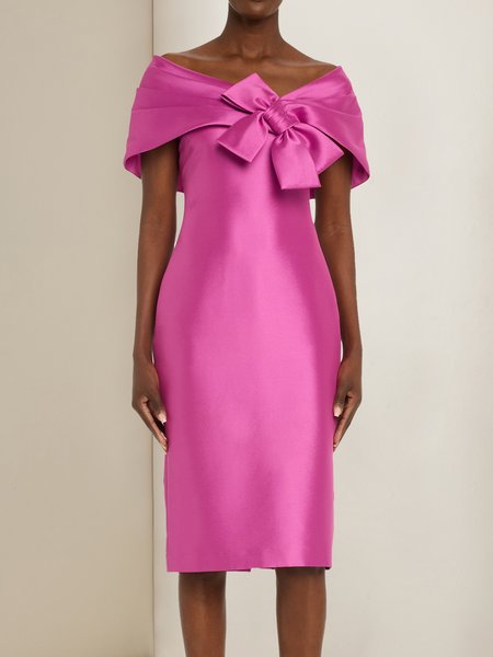 Women's Short Sleeve Summer Plain Bow Dress V Neck Date Going Out Urban Midi X-Line, Rose red, Dresses
Women's Short Sleeve Summer Plain Bow Dress V Neck Date Going Out Urban Midi X-Line, Rose red, Dresses