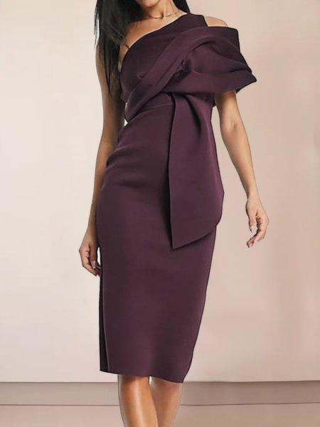 Women's Sleeveless Summer Plain Ruched Dress One Shoulder Cocktail Going Out Simple Midi H-Line, Coffee, Dresses
Women's Sleeveless Summer Plain Ruched Dress One Shoulder Cocktail Going Out Simple Midi H-Line, Coffee, Dresses