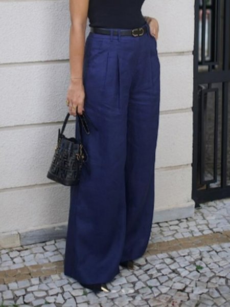 Urban Regular Fit Fashion Pants, Blue, Pants