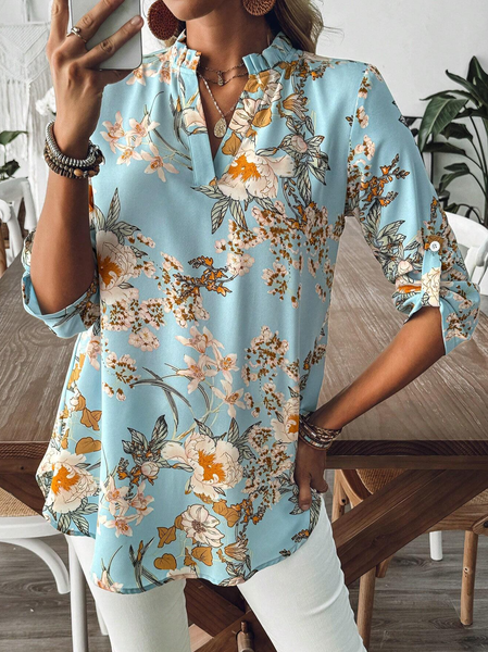 Women's Three Quarter Sleeve Blouse Summer Floral V Neck Daily Going Out Casual Top Light Blue, Shirts & Blouses
Women's Three Quarter Sleeve Blouse Summer Floral V Neck Daily Going Out Casual Top Light Blue, Shirts & Blouses