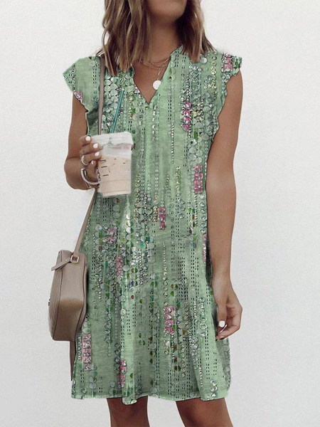 Women's Cap Sleeve Summer Geometric Buckle V Neck Daily Going Out Casual Mini A-Line Green Dress, Dresses
Women's Cap Sleeve Summer Geometric Buckle V Neck Daily Going Out Casual Mini A-Line Green Dress, Dresses