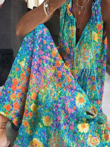 Women's Sleeveless Summer Floral Dress V Neck Daily Going Out Casual Maxi A-Line Green, Dresses
Women's Sleeveless Summer Floral Dress V Neck Daily Going Out Casual Maxi A-Line Green, Dresses