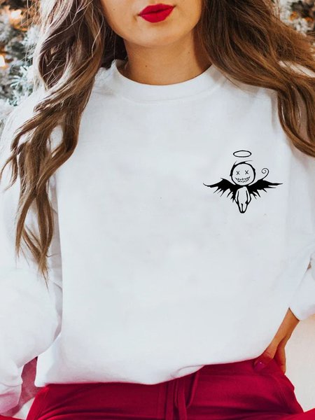The Little Angel With Devil Wings Cute Cotton Sweatshirt, White, Sweatshirts & Hoodies
The Little Angel With Devil Wings Cute Cotton Sweatshirt, White, Sweatshirts & Hoodies