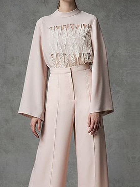 Loose Regular Sleeve Long Sleeve Urban Stand Collar Blouse, Pink, Blouses and Shirts
Loose Regular Sleeve Long Sleeve Urban Stand Collar Blouse, Pink, Blouses and Shirts