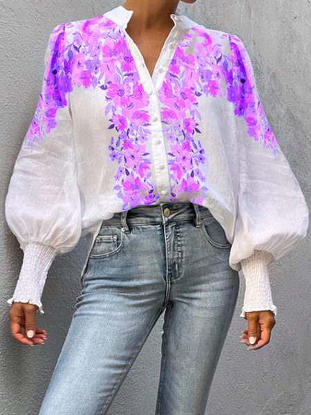 Balloon Sleeve Urban Loose Stand Collar Long Sleeve Shirt, As picture, Blouses and Shirts
Balloon Sleeve Urban Loose Stand Collar Long Sleeve Shirt, As picture, Blouses and Shirts