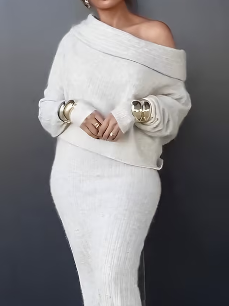 Loose High Elasticity Elegant Off Shoulder Sleeve Off Shoulder Sleeve Long Sleeve Sweater, As picture, Pullovers
Loose High Elasticity Elegant Off Shoulder Sleeve Off Shoulder Sleeve Long Sleeve Sweater, As picture, Pullovers