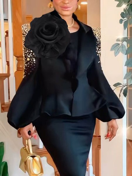 Plain Elegant Split Joint Regular Fit Long Sleeve Regular Fit Jacket, Black, Jackets
Plain Elegant Split Joint Regular Fit Long Sleeve Regular Fit Jacket, Black, Jackets