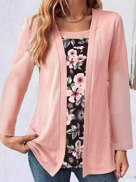 Women's Long Sleeve Blouse Spring/Fall Floral Jersey Square Neck Daily Going Out Casual Top, Pink, Shirts & Blouses
Women's Long Sleeve Blouse Spring/Fall Floral Jersey Square Neck Daily Going Out Casual Top, Pink, Shirts & Blouses