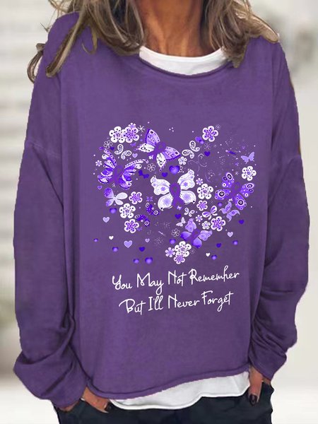 Women's Alzheimer's Awareness Casual Sweatshirt, Deep purple, Hoodies&Sweatshirts
Women's Alzheimer's Awareness Casual Sweatshirt, Deep purple, Hoodies&Sweatshirts