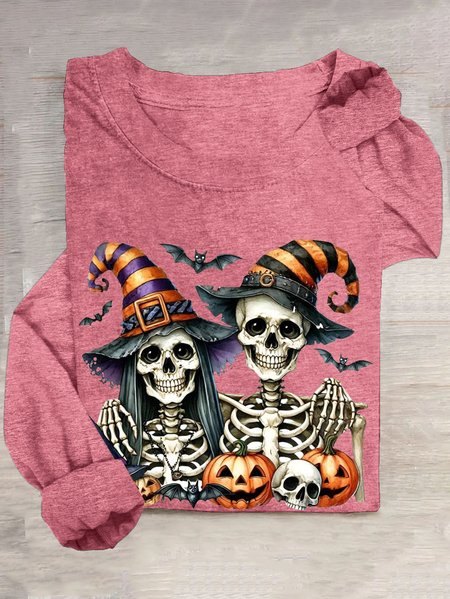 Crew Neck Long Sleeve Halloween Regular Loose Blouse For Women, Watermelon, T-shirts
Crew Neck Long Sleeve Halloween Regular Loose Blouse For Women, Watermelon, T-shirts