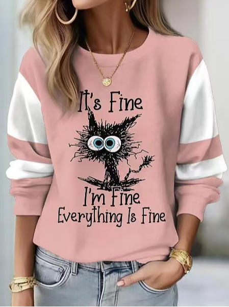 Women's Crew Neck Text Letters Casual Spring/Fall Long Sleeve Sweatshirt, Pink, Sweatshirts & Hoodies
Women's Crew Neck Text Letters Casual Spring/Fall Long Sleeve Sweatshirt, Pink, Sweatshirts & Hoodies