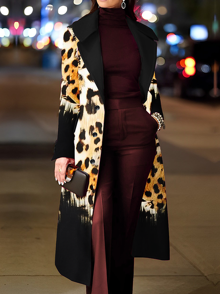 Regular Sleeve Pocket Lapel Collar Long Sleeve Stitching Urban Mid-long Coat, As picture, Trench Coats
Regular Sleeve Pocket Lapel Collar Long Sleeve Stitching Urban Mid-long Coat, As picture, Trench Coats