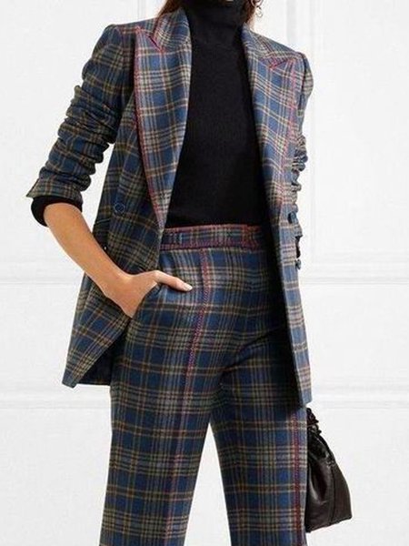 Urban Regular Sleeve Regular Fit Lapel Collar Blazer, As picture, Blazers
Urban Regular Sleeve Regular Fit Lapel Collar Blazer, As picture, Blazers