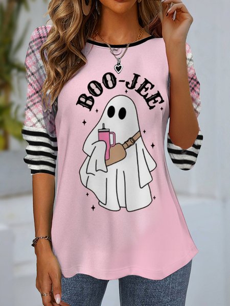Women's Long Sleeve Tee T-shirt Spring/Fall Striped Jersey Crew Neck Daily Going Out Casual Top, Pink, T-Shirts
Women's Long Sleeve Tee T-shirt Spring/Fall Striped Jersey Crew Neck Daily Going Out Casual Top, Pink, T-Shirts