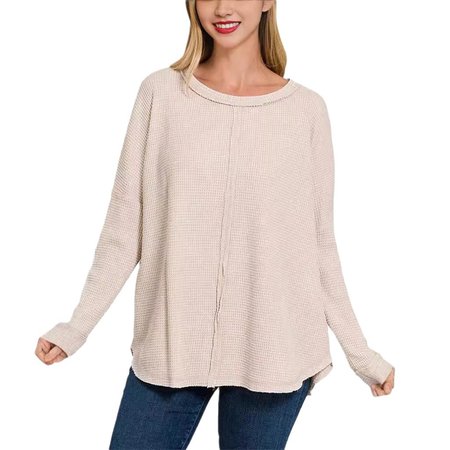 Women's Long Sleeve Tee T-shirt Spring/Fall Plain Crew Neck Daily Going Out Casual Top, Beige, T-Shirts
Women's Long Sleeve Tee T-shirt Spring/Fall Plain Crew Neck Daily Going Out Casual Top, Beige, T-Shirts