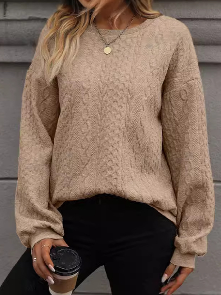 Women's Crew Neck Plain Casual Spring/Fall Long Sleeve Sweatshirt, Khaki, Sweatshirts & Hoodies
Women's Crew Neck Plain Casual Spring/Fall Long Sleeve Sweatshirt, Khaki, Sweatshirts & Hoodies