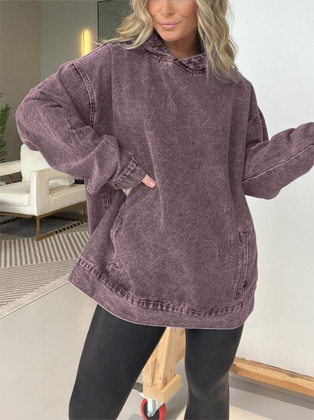 Women's Plain Spring/Fall Denim Long Sleeve Casual Daily Hoodie, Purple, Sweatshirts & Hoodies
Women's Plain Spring/Fall Denim Long Sleeve Casual Daily Hoodie, Purple, Sweatshirts & Hoodies
