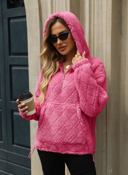 Women's Plain Spring/Fall Zipper Long Sleeve Casual Daily Hoodie, Deep pink, Sweatshirts & Hoodies
Women's Plain Spring/Fall Zipper Long Sleeve Casual Daily Hoodie, Deep pink, Sweatshirts & Hoodies