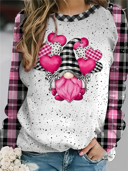 Women's Crew Neck Plaid Printing Casual Spring/Fall Long Sleeve Sweatshirt, Pink, Sweatshirts & Hoodies
Women's Crew Neck Plaid Printing Casual Spring/Fall Long Sleeve Sweatshirt, Pink, Sweatshirts & Hoodies