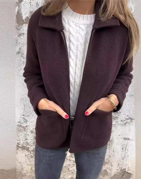 Women's Autumn Outerwear Casual Plain Long Sleeve Shawl Collar Jacket, Coffee, Jackets
Women's Autumn Outerwear Casual Plain Long Sleeve Shawl Collar Jacket, Coffee, Jackets