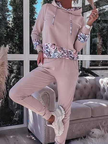 Women Floral Hoodie Long Sleeve Comfy Casual Zipper Top With Pants Two-Piece Set, Pink, Sets
Women Floral Hoodie Long Sleeve Comfy Casual Zipper Top With Pants Two-Piece Set, Pink, Sets