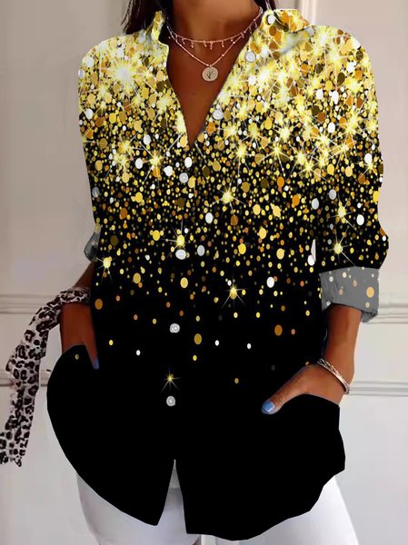 Shirt Collar Long Sleeve Floral Lightweight Regular Fit Shirt For Women, Black, Shirts
Shirt Collar Long Sleeve Floral Lightweight Regular Fit Shirt For Women, Black, Shirts