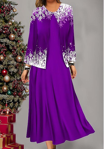 Women's Christmas Daily Going Out Two Piece Set Long Sleeve Casual Spring/Fall Coat With Skirt Matching Set, Purple, Suit Set
Women's Christmas Daily Going Out Two Piece Set Long Sleeve Casual Spring/Fall Coat With Skirt Matching Set, Purple, Suit Set