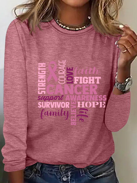 Support The Fighters Admire The Survivors Casual Long Sleeve Shirt, Watermelon, Long sleeves
Support The Fighters Admire The Survivors Casual Long Sleeve Shirt, Watermelon, Long sleeves