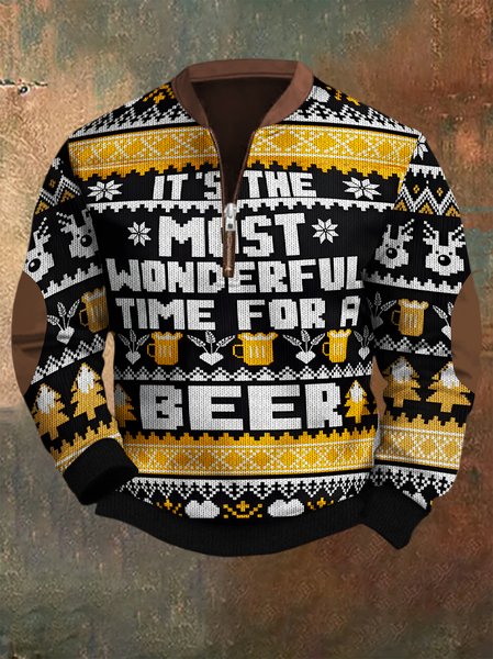 Wonderful Time For A Beer Ugly Christmas Sweater, As picture, Hoodies&Sweatshirts
Wonderful Time For A Beer Ugly Christmas Sweater, As picture, Hoodies&Sweatshirts