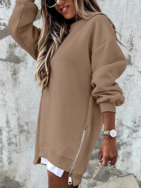 Women's Crew Neck Plain Casual Spring/Fall Long Sleeve Sweatshirt, Khaki, Sweatshirts & Hoodies
Women's Crew Neck Plain Casual Spring/Fall Long Sleeve Sweatshirt, Khaki, Sweatshirts & Hoodies