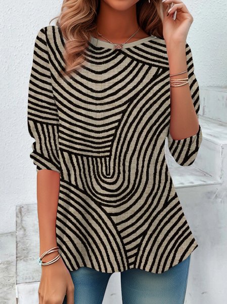 Women's Long Sleeve Tee T-shirt Spring/Fall Abstract Jersey Crew Neck Daily Going Out Casual Top, Black, T-Shirts
Women's Long Sleeve Tee T-shirt Spring/Fall Abstract Jersey Crew Neck Daily Going Out Casual Top, Black, T-Shirts