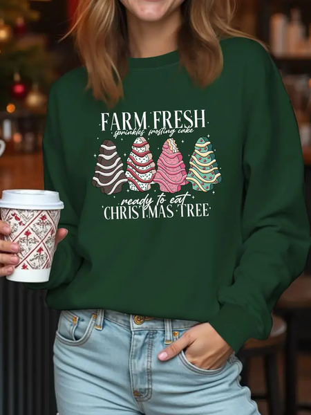 Women's Crew Neck Christmas Casual Spring/Fall Long Sleeve Sweatshirt, Green, Sweatshirts & Hoodies
Women's Crew Neck Christmas Casual Spring/Fall Long Sleeve Sweatshirt, Green, Sweatshirts & Hoodies