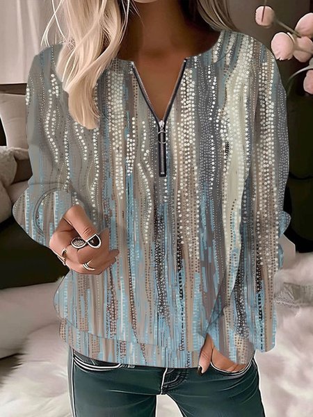 Women's Crew Neck Abstract Graphic Casual Spring/Fall Long Sleeve Sweatshirt, Blue, Sweatshirts & Hoodies
Women's Crew Neck Abstract Graphic Casual Spring/Fall Long Sleeve Sweatshirt, Blue, Sweatshirts & Hoodies