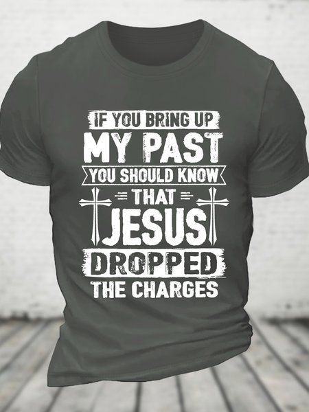 Funny Saying Shirt Jesus Dropped The Charges Cotton T-shirt, Deep gray, T-shirts
Funny Saying Shirt Jesus Dropped The Charges Cotton T-shirt, Deep gray, T-shirts