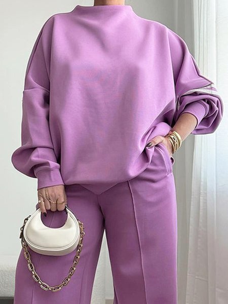 Color Block Casual Loose Raglan Sleeve Sweatshirt, Light purple, Hoodies and Sweatshirts
Color Block Casual Loose Raglan Sleeve Sweatshirt, Light purple, Hoodies and Sweatshirts