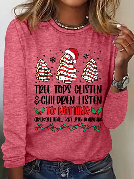 Tree Tops Glisten And Children Listen To Nothing Casual Long Sleeve Shirt, Watermelon, Long sleeves
Tree Tops Glisten And Children Listen To Nothing Casual Long Sleeve Shirt, Watermelon, Long sleeves