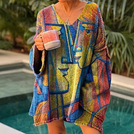 Casual V Neck Christmas Tree Pattern Sweatshirt, Multicolor, Hoodies & Sweatshirts
Casual V Neck Christmas Tree Pattern Sweatshirt, Multicolor, Hoodies & Sweatshirts