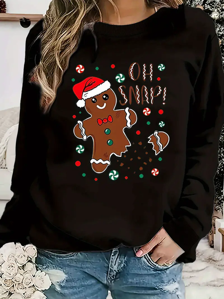 Women's Crew Neck Christmas Casual Spring/Fall Long Sleeve Sweatshirt, Black, Sweatshirts & Hoodies
Women's Crew Neck Christmas Casual Spring/Fall Long Sleeve Sweatshirt, Black, Sweatshirts & Hoodies