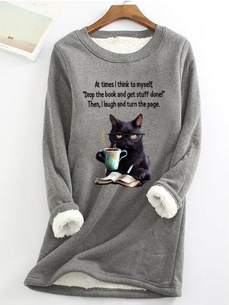 At Times I think To Myself Drop The Book And Get Stuff Done! Then, I Laugh And Turn The Page Sarcastic Casual Fluff Fleece Fabric Sweatshirt, Gray, Hoodies&Sweatshirts
At Times I think To Myself Drop The Book And Get Stuff Done! Then, I Laugh And Turn The Page Sarcastic Casual Fluff Fleece Fabric Sweatshirt, Gray, Hoodies&Sweatshirts