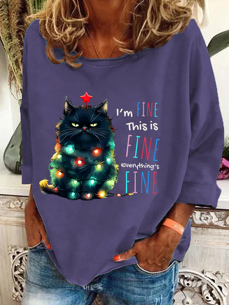 It's Fine I'm Fine Everything Is Fine Casual Sweatshirt, Deep purple, Hoodies&Sweatshirts
It's Fine I'm Fine Everything Is Fine Casual Sweatshirt, Deep purple, Hoodies&Sweatshirts