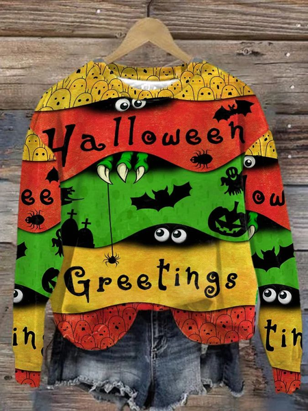 Women's Funny Art Print Crew Neck Sweatshirt, As picture, Hoodies&Sweatshirts
Women's Funny Art Print Crew Neck Sweatshirt, As picture, Hoodies&Sweatshirts