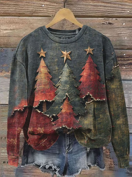 Women's Vintage Christmas Printed Casual Sweatshirt, Deep gray, Hoodies&Sweatshirts
Women's Vintage Christmas Printed Casual Sweatshirt, Deep gray, Hoodies&Sweatshirts